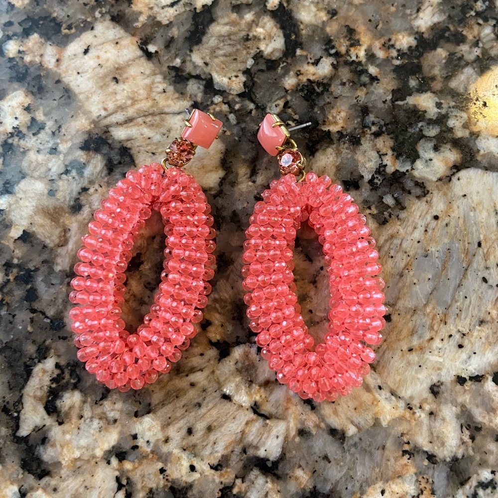 JCrew Beaded drop earrings